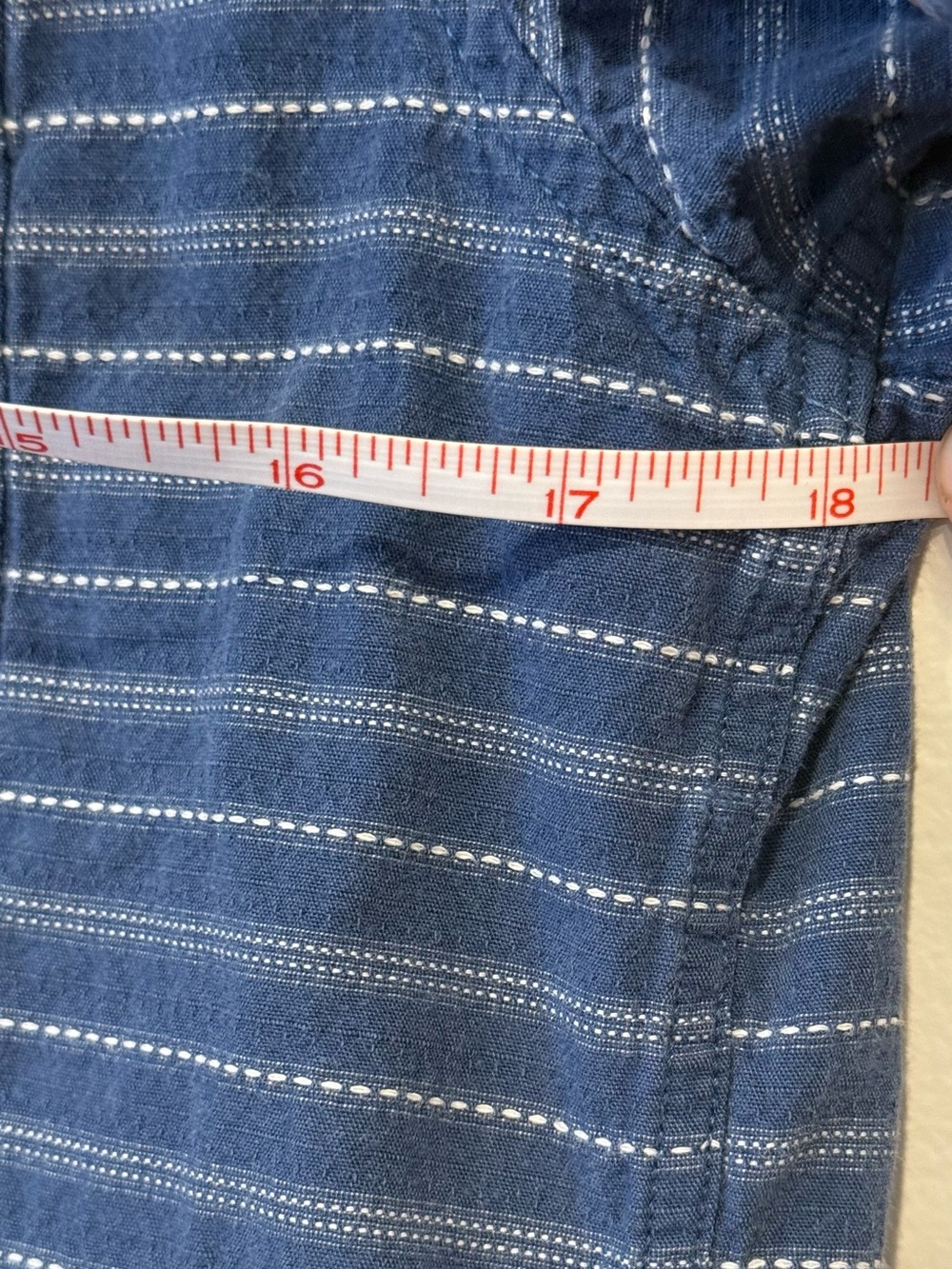 American Eagle Outfitters Short Sleeve Button Down Striped Polo Shirt Mens Small - Picture 5 of 6